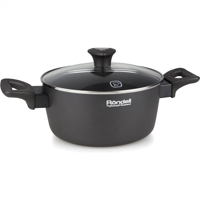 Кастрюля с крышкой RONDELL MARENGO 20 см, 3,6 л RDA-586 Кастрюля с крышкой RONDELL MARENGO 20 см, 3,6 л RDA-586