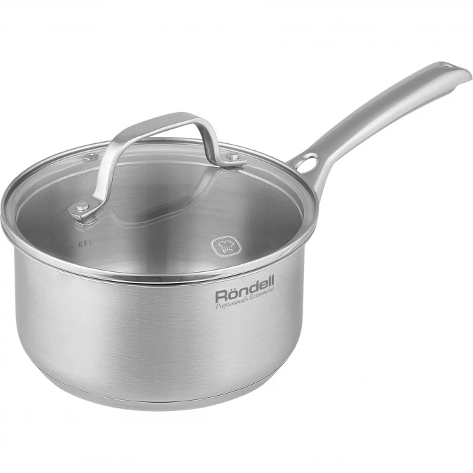 Ковш с крышкой RONDELL ASSET 16 см 1,4 л RDS-1705 Ковш с крышкой RONDELL ASSET 16 см 1,4 л RDS-1705