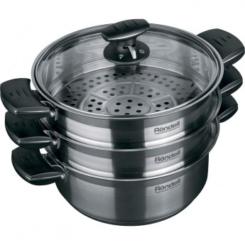 Пароварка трехуровневая RONDELL 26 см 10,8 л RDS-007 Пароварка трехуровневая RONDELL 26 см 10,8 л RDS-007