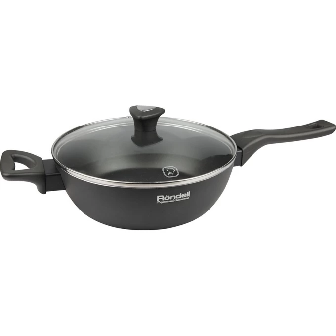 Сотейник с крышкой RONDELL MARENGO 26x7,5 см RDA-583 Сотейник с крышкой RONDELL MARENGO 26x7,5 см RDA-583