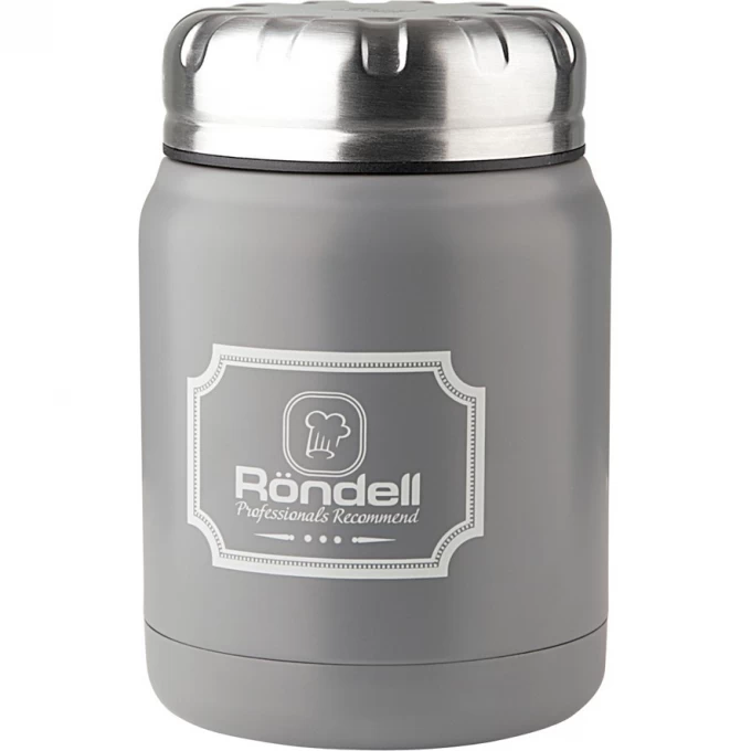 Термос для еды RONDELL GREY PICNIC 0,5 л RDS-943 Термос для еды RONDELL GREY PICNIC 0,5 л RDS-943